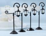 bourbon street streetlight place card holder with coordinating place cards